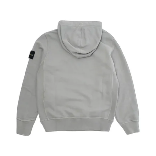 Stone Island Junior Logo Patch Long Sleeved Hoodie