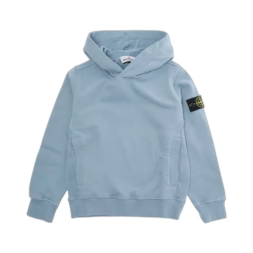 Stone Island Junior Logo Patch Hoodie