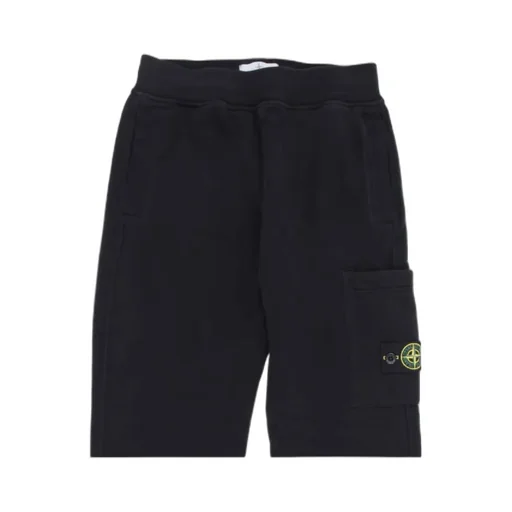 Stone Island Junior Logo Patch Trousers