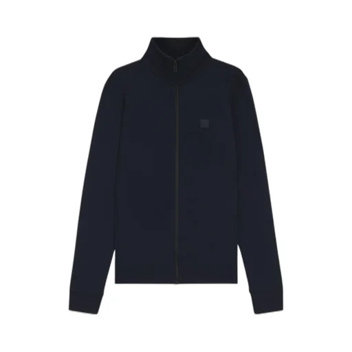Logo-Appliqué Zip-Up Sweatshirt