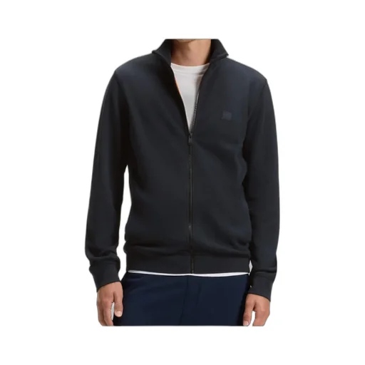Logo-Appliqué Zip-Up Sweatshirt