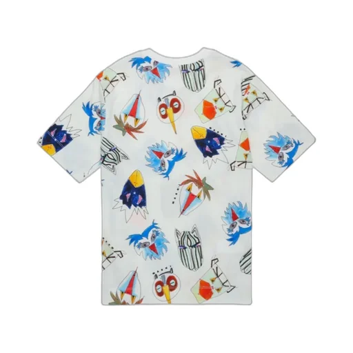 Off-White T-Shirt With Soggetti Animali Print