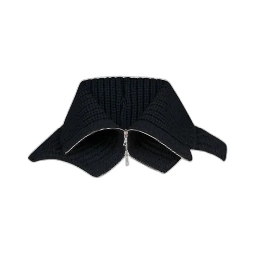 Dries Van Noten Zip-Up Ribbed Collar