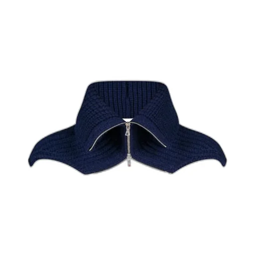 Dries Van Noten Zip-Up Ribbed Collar