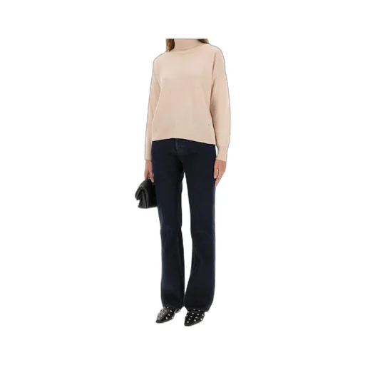 Roll-Neck Knitted Top