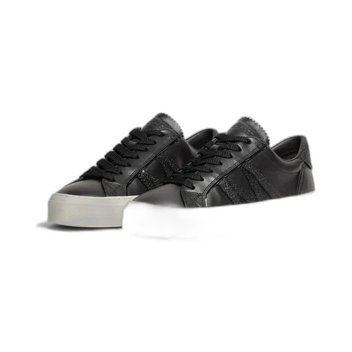 Monaco2 Leather & Glitter Trainers