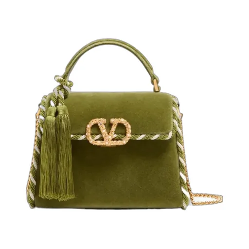 Valentino Vsling Tassel Detailed Mini Tote Bag
