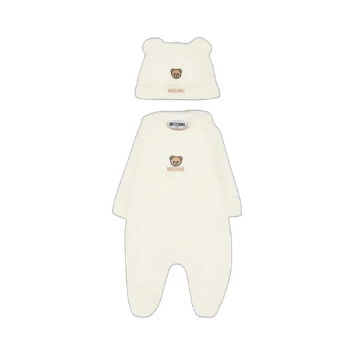 Embroidered Collared Babygrow Set