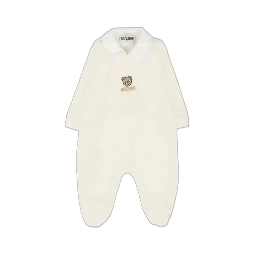 Embroidered Collared Babygrow Set
