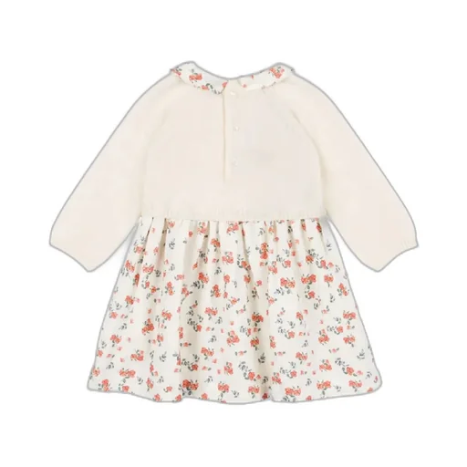 Floral-Print Ruffled Dress