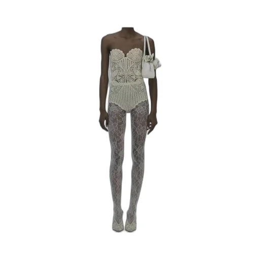 Magda Butrym Crochet Bustier Top