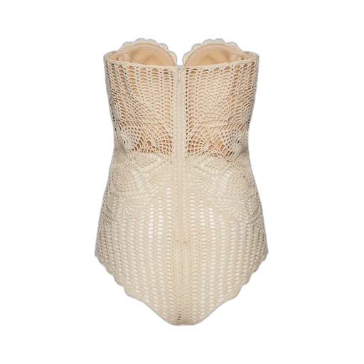 Magda Butrym Crochet Bustier Top