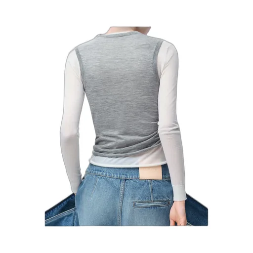 Cashmere Draped Sweater