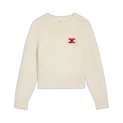 Crewneck Sweater In Cashmere And Silk