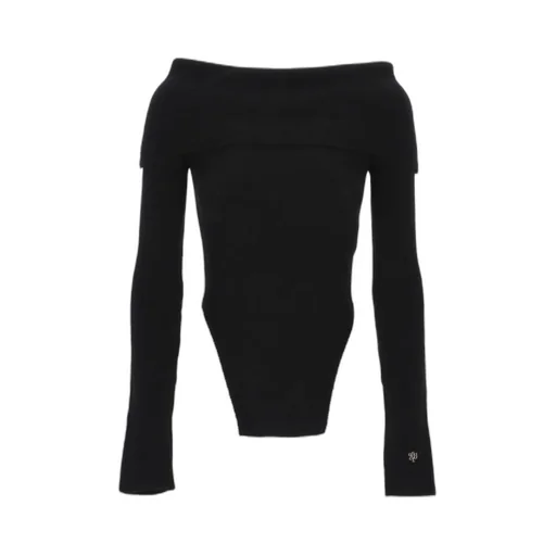 Off-Shoulder Long-Sleeved Bodysuit