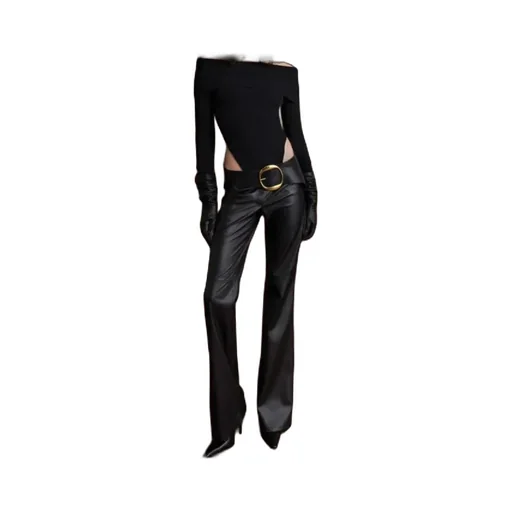 Off-Shoulder Long-Sleeved Bodysuit