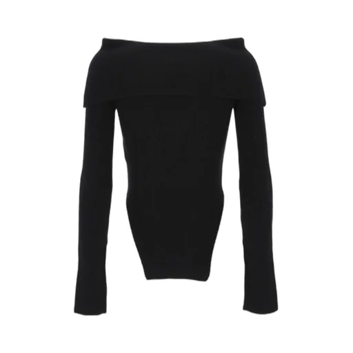 Off-Shoulder Long-Sleeved Bodysuit