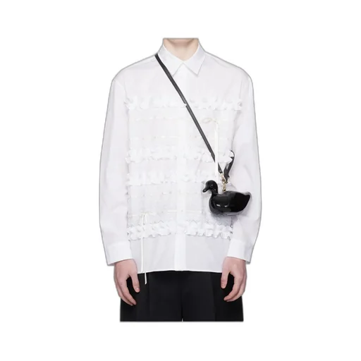 Ruffled Poplin Shirt
