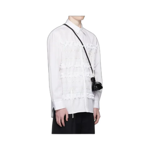 Ruffled Poplin Shirt