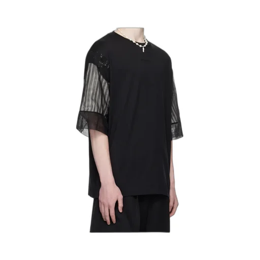 Trapped Lace Patchwork T-Shirt