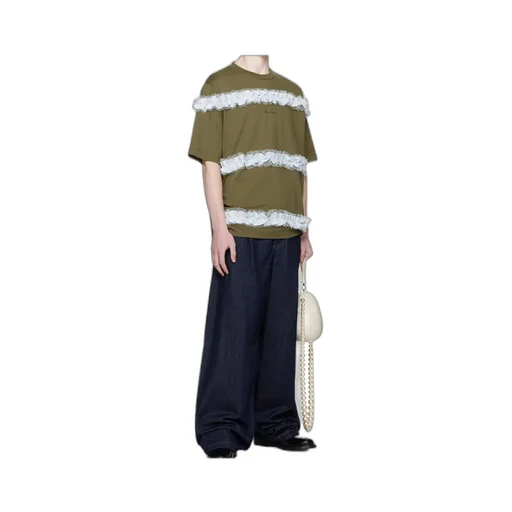 Ruffle-Detail T-Shirt