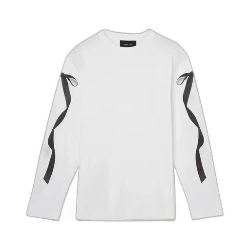Ribbon Bow Tail Long Sleeve T-Shirt