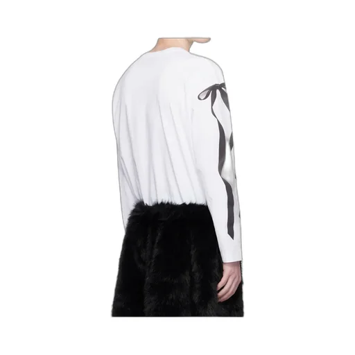 Ribbon Bow Tail Long Sleeve T-Shirt
