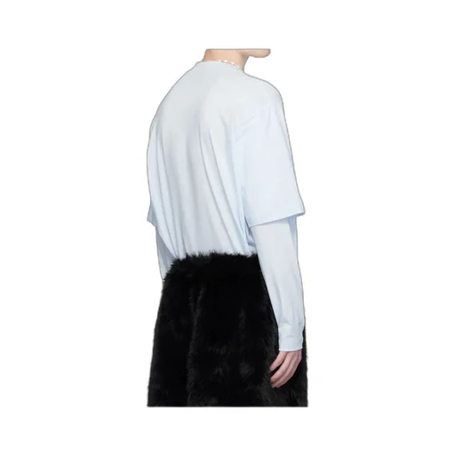 Layered Ruffle Pocket Long Sleeve T-Shirt