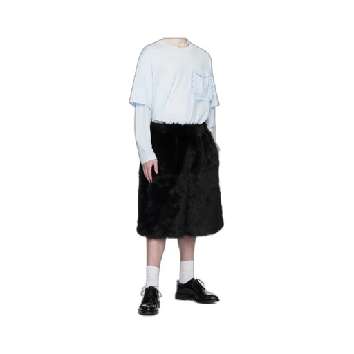 Layered Ruffle Pocket Long Sleeve T-Shirt