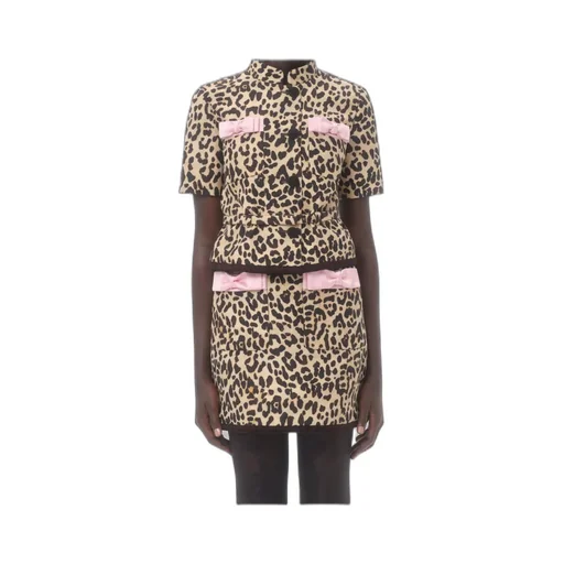 Animalier Print Crepe Couture Jacket