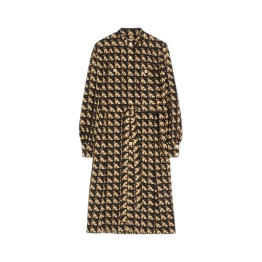 Crepe De Chine Blouse With Petit Charles Print