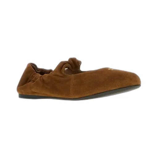 Miu Miu Logo-Detailed Ballet Flats