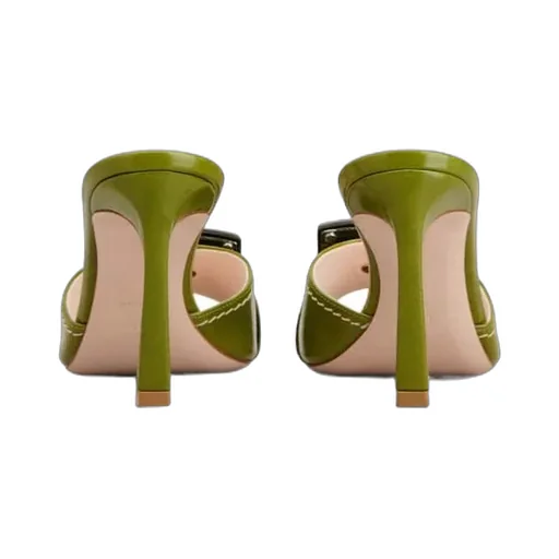 Trompette Mules In Patent Leather