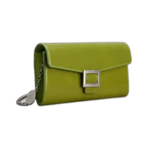 Belle Vivier Wallet On Chain In Patent Leather