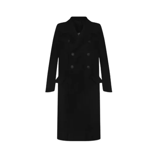 Double-Breasted Wool Coat