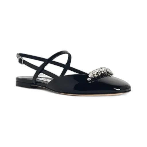 Crystal-Embellished Slingback Pumps