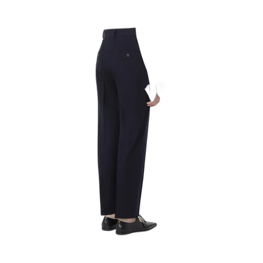 Straight-Leg Wool Trousers