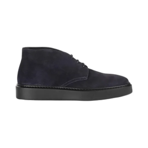 Blue Suede Chukka Ankle Boot