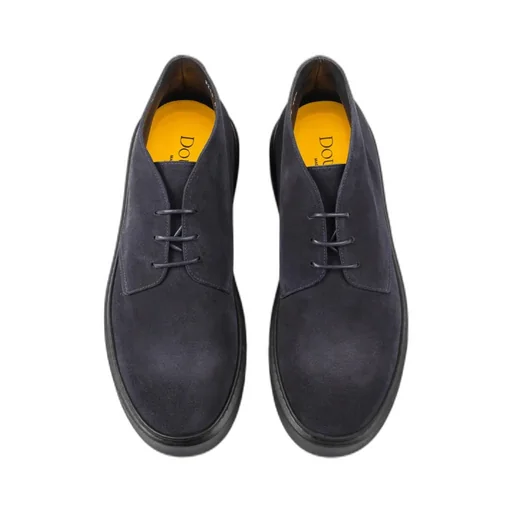 Blue Suede Chukka Ankle Boot