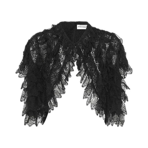 Short-Sleeved Ruffled Cardigan