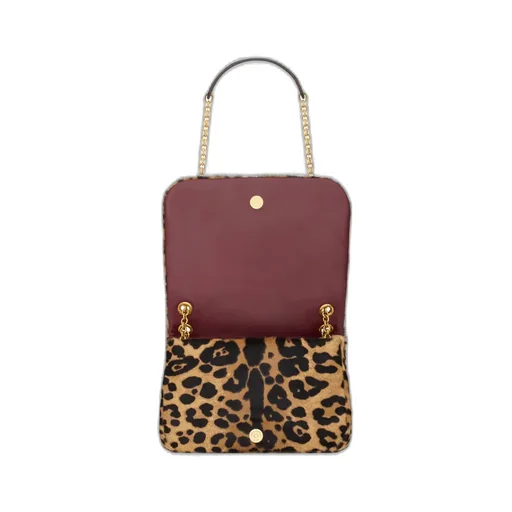 Saint Laurent Jamie 4.3 Animal Patterned Mini Shoulder Bag