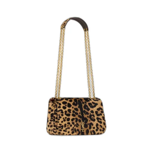 Saint Laurent Jamie 4.3 Animal Patterned Mini Shoulder Bag