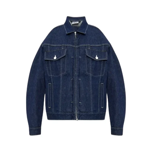 Zip-Front Flap-Pocket Jacket