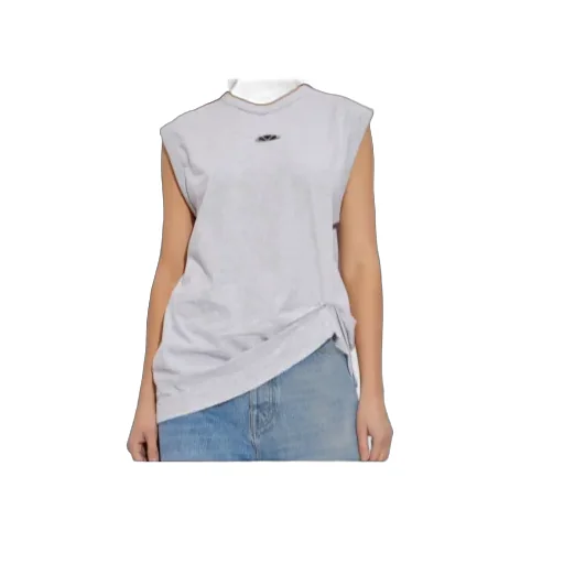 Embellished Tie-Detail T-Shirt
