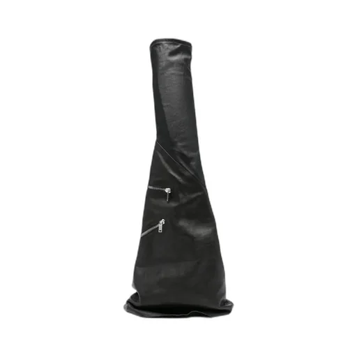Cargo Fetish Sneaks Calf Leather Knee-High Boots