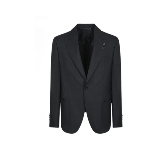 Lardini Single Breasted Flower Detailed Tailored Blazer