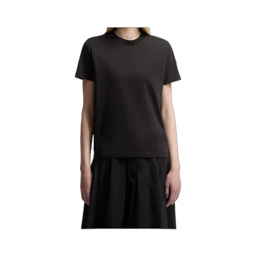 Pleated Back Cotton T-Shirt