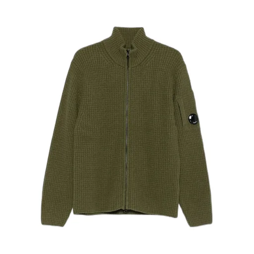 C.P. Company Lens Detail Full Zip Cardigan