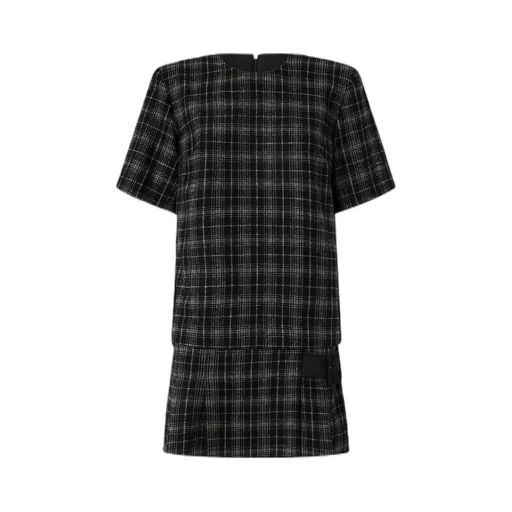 Check Buckle Dress