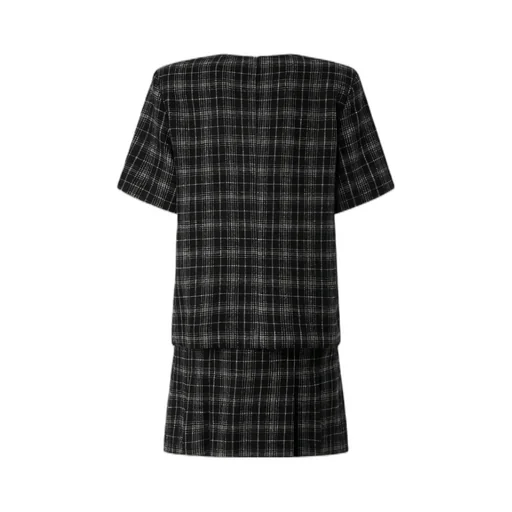 Check Buckle Dress